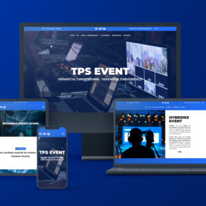 TPS Veranstaltungstechnik Website Mockup